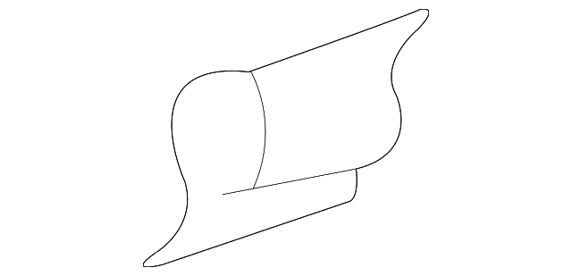 1J3-867-208-A Деталь LOWER QTR TRIM CLIP, RIGHT