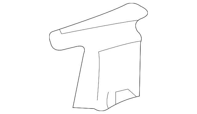 1J3-867-387 Деталь LOWER QTR TRIM CLIP, RIGHT