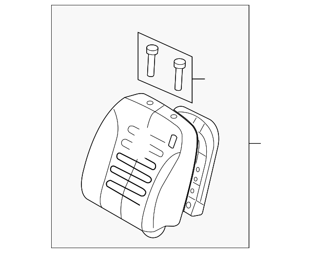 88305-2G000801 Деталь SEAT BACK ASSY