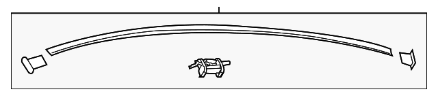 87230-3X100 Деталь ROOF MOLDING, LEFT