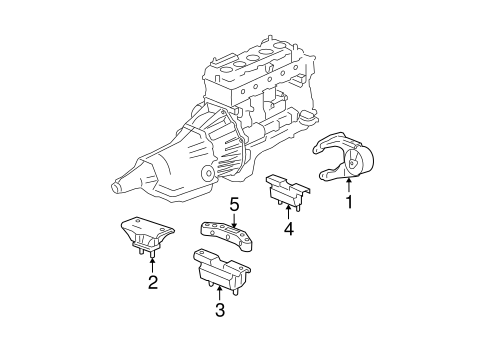 Colorado ENGINE & TRANS MOUNTING