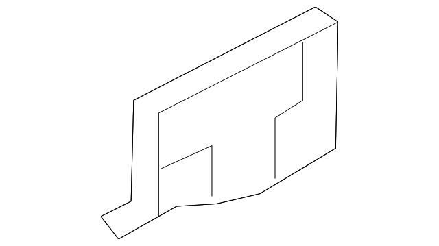86617-2B000 LOWER BRACKET, LEFT