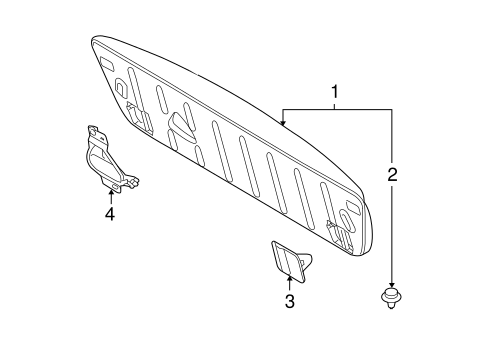 Cooper INTERIOR TRIM - TRUNK
