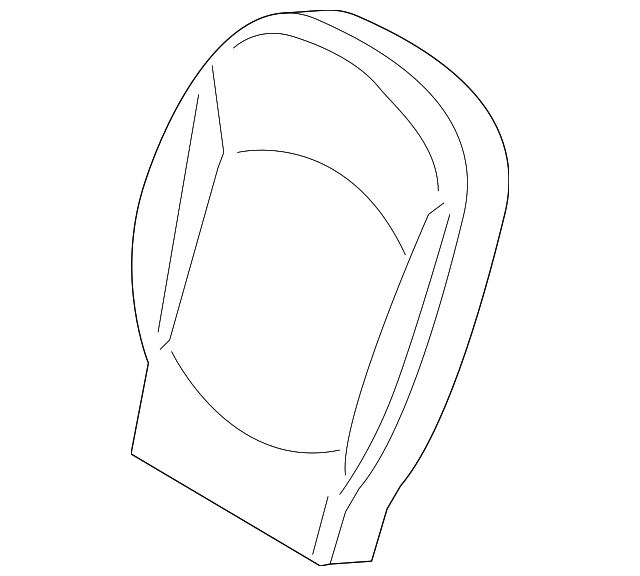52-20-9-805-140 Деталь SEAT BACK COVER, RIGHT
