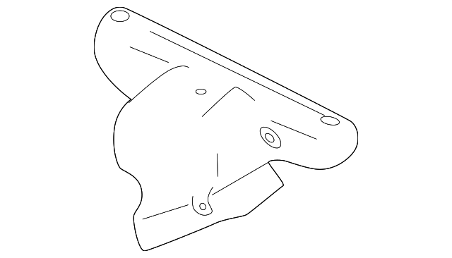 BP4Y-13-390A Деталь HEAT SHIELD