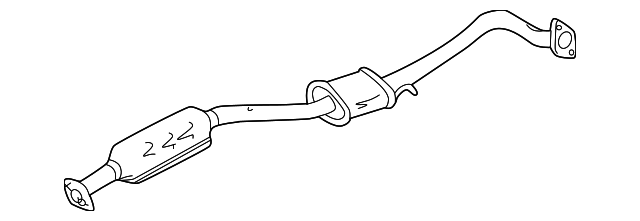 BP4W-20-55XK Деталь CONVERTER & PIPE