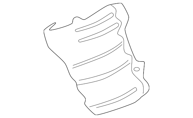 BP4W-13-390 Деталь HEAT SHIELD