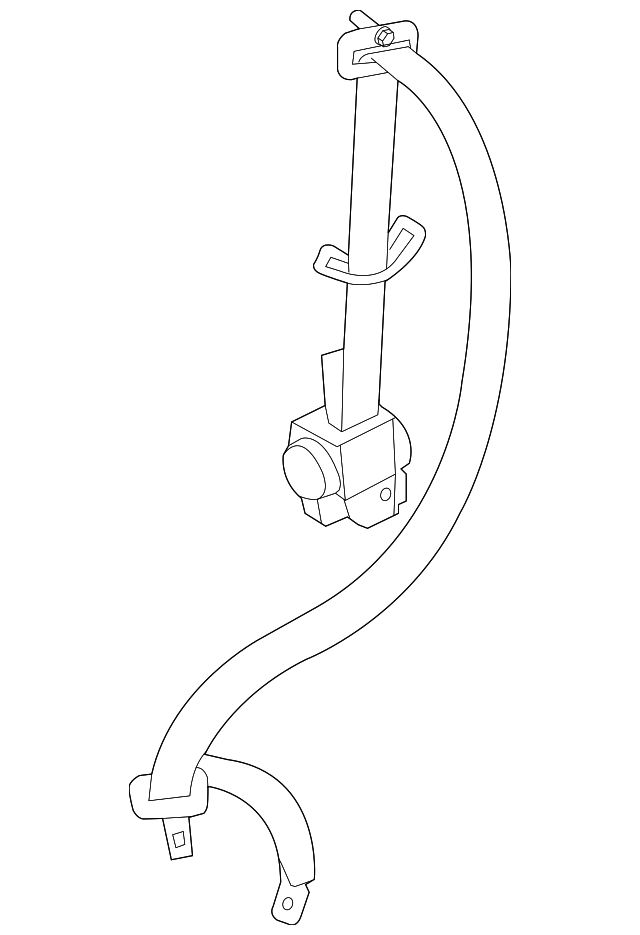 73360-35360-C0 BELT & RETRACTOR, RIGHT