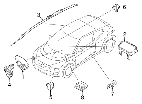 Veloster AIR BAG COMPONENTS
