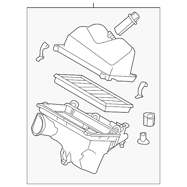 16500-1AA0A Деталь AIR CLEANER ASSY