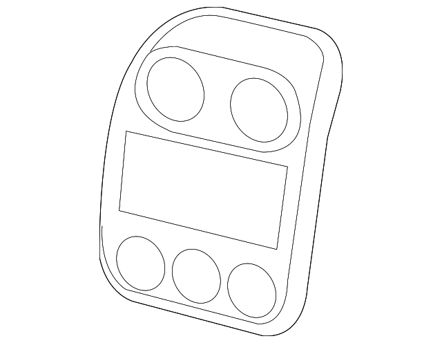 1JM491DVAD Деталь CENTER BEZEL