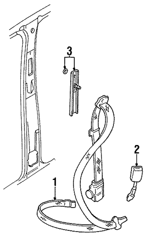 Contour FRONT SEAT BELTS