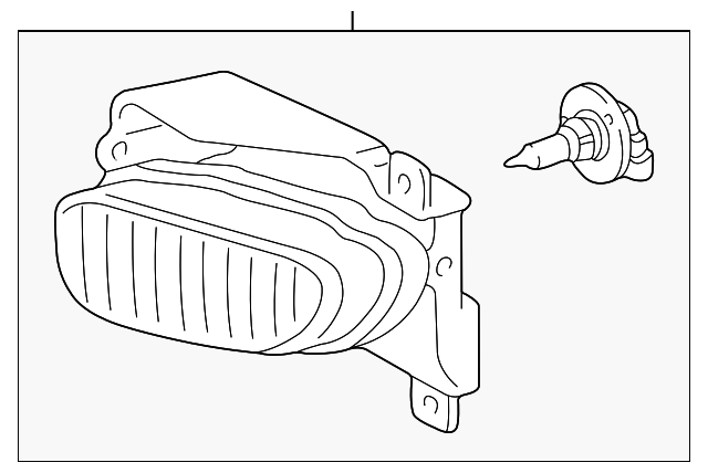 81210-0C010 Деталь FOG LAMP ASSY, RIGHT