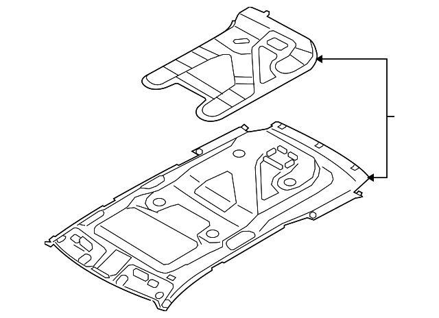 85401-2J260H9 Деталь HEADLINER