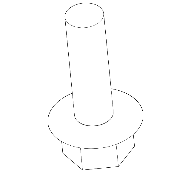 12204-06203 Деталь VISOR SCREW, LEFT