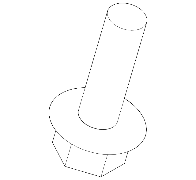 11251-06253 Деталь COAT HOOK BOLT, RIGHT