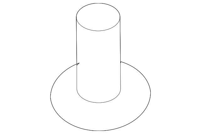 0K95B-68865 Деталь HEADLINER CLIP, RIGHT