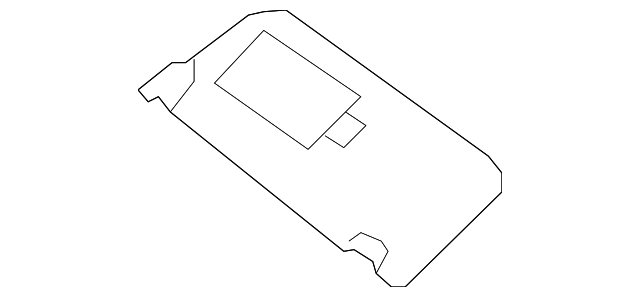 85202-2J110H9 Деталь VISOR, RIGHT
