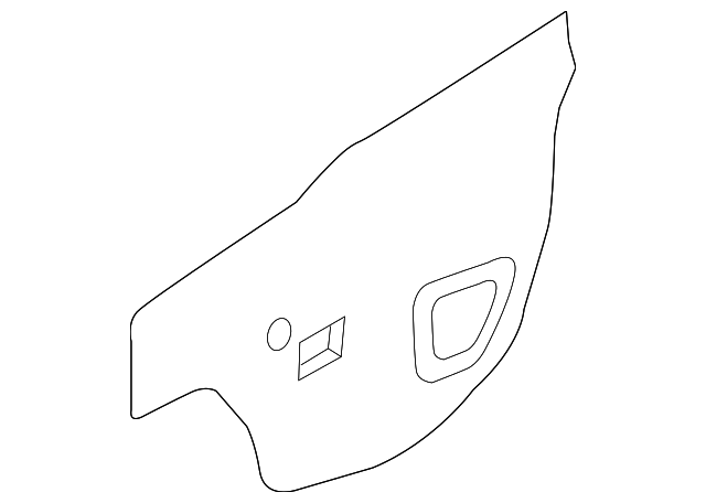 82391-1R000 Деталь WATER DEFLECTOR, LEFT