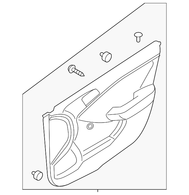82302-1R010-8M Деталь DOOR TRIM PANEL, RIGHT