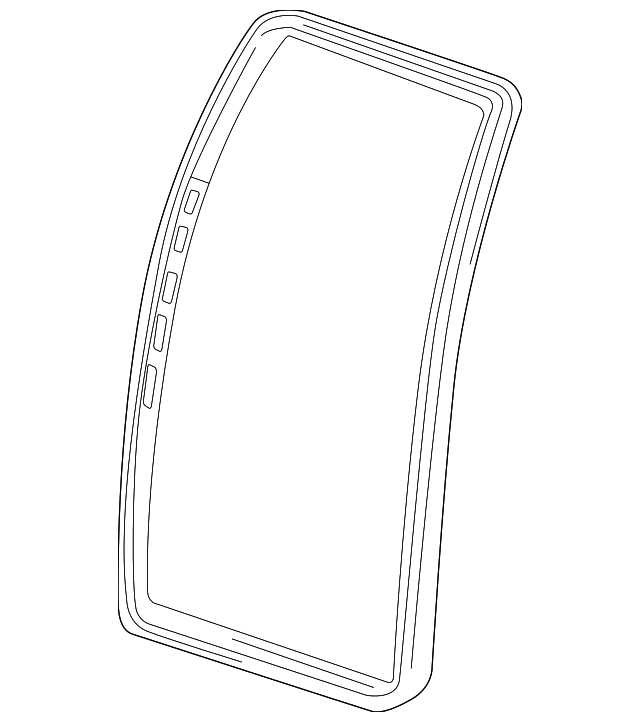 YL3Z1625324AA Деталь WEATHERSTRIP, LEFT