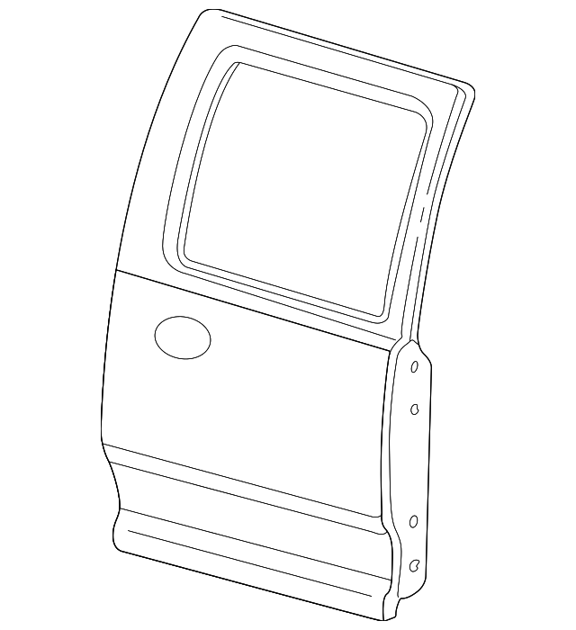 YL3Z1624630AA Деталь DOOR SHELL, RIGHT