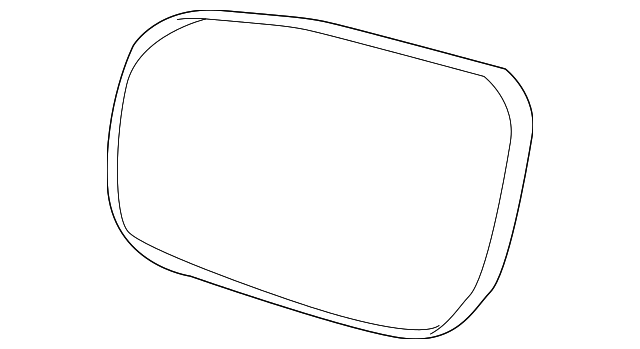 89044540 Деталь GLASS, LEFT