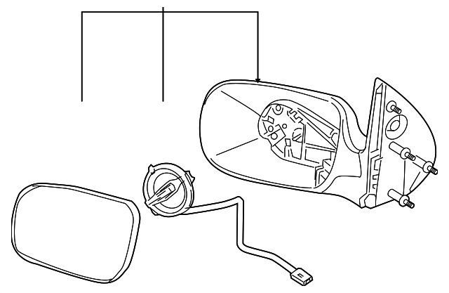 15935752 Деталь MIRROR ASSY, RIGHT