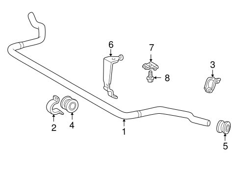 Crossfire STABILIZER BAR & COMPONENTS