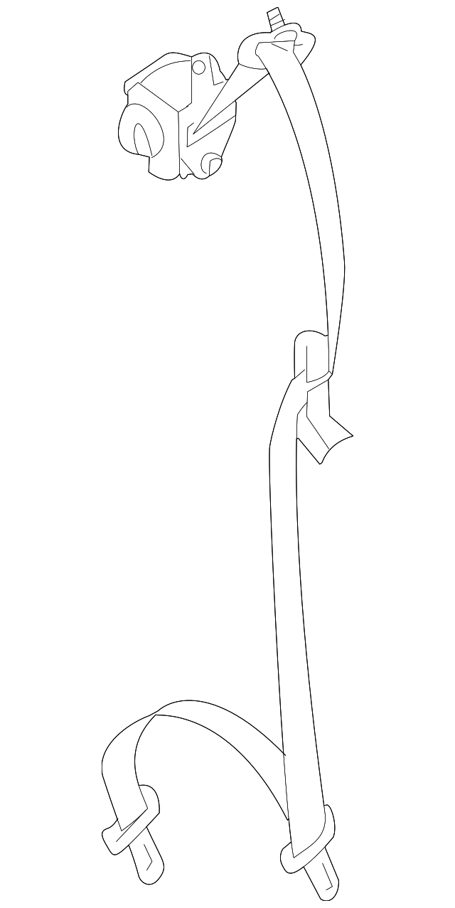 64680SG020VH Деталь CENTER SEAT BELT