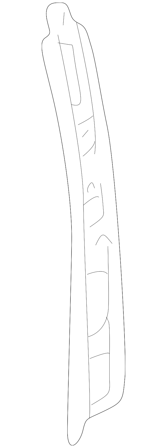 LC6270080D Деталь INNER PILLAR, RIGHT