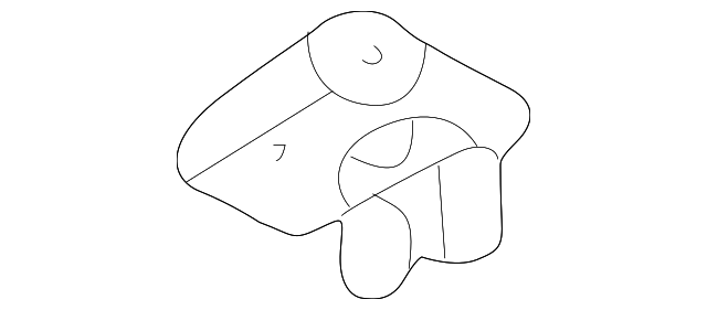 LC625363XA Деталь SEAT BRACKET, RIGHT
