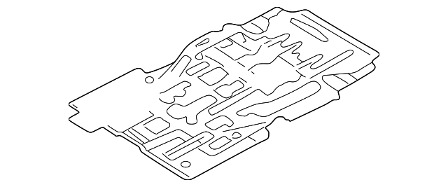 LC62-53-601R Деталь FRONT FLOOR PAN