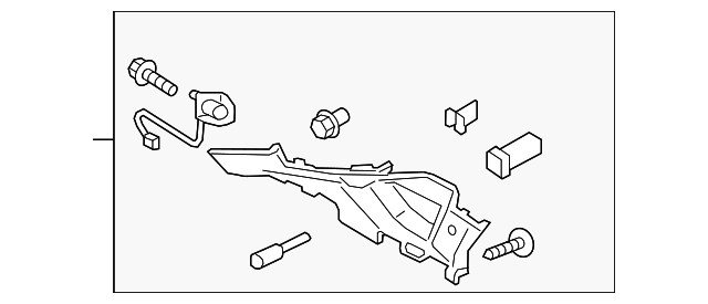 FT4Z-5831013-AB Деталь UPPER TRIM PANEL