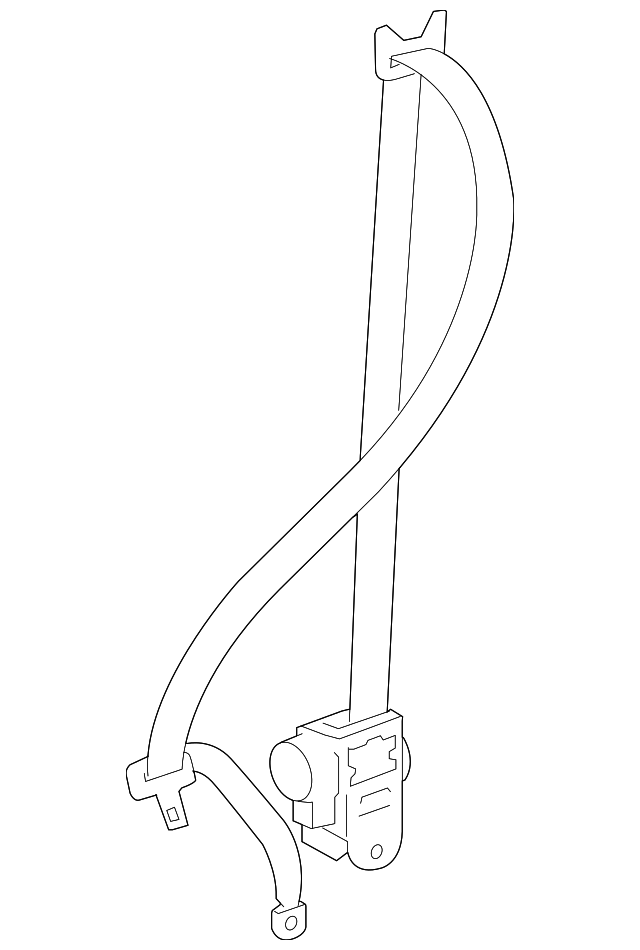 73210-42340-E0 Деталь BELT & RETRACTOR, RIGHT