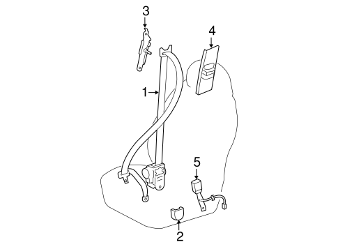RAV4 FRONT SEAT BELTS