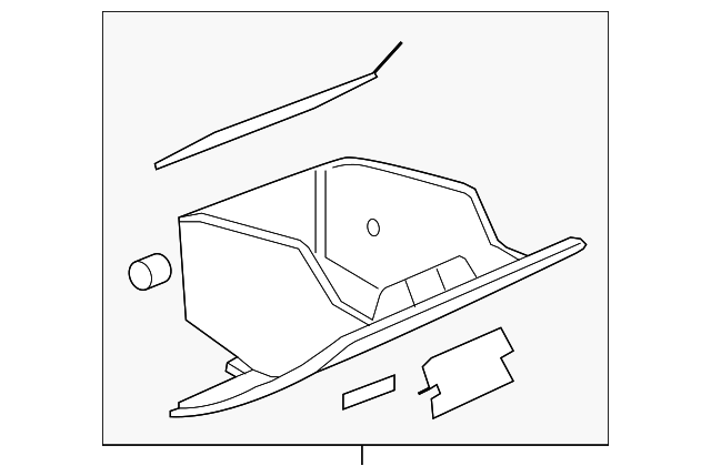 25775940 Деталь GLOVE BOX ASSY