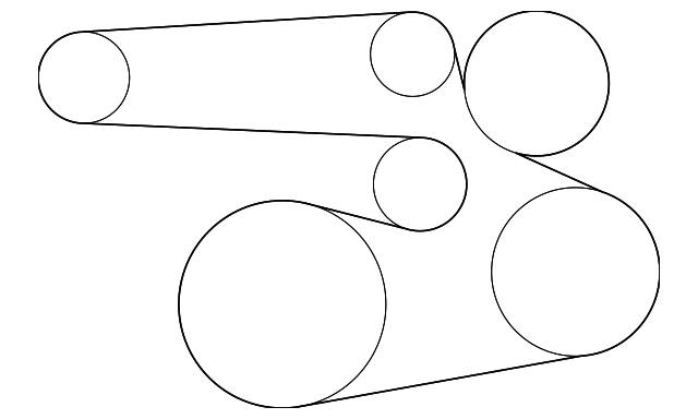 90916-02727 Деталь SERPENTINE BELT