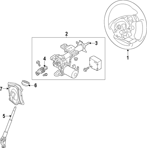 NV200 STEERING COLUMN