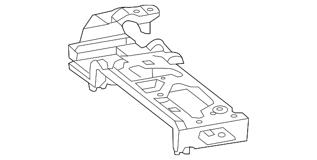 000-911-07-75 Деталь CONTROL MODULE BRACKET, RIGHT