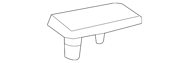 222-910-57-03-8Q97 Деталь TRACK COVER CAP, RIGHT