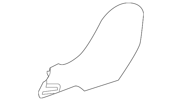23191807007H52 Деталь RECLINE COVER, LEFT