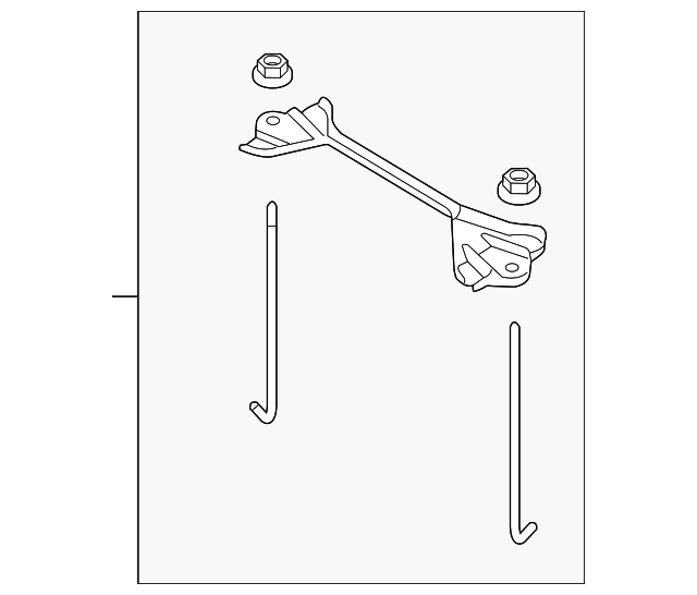7251085Z00 Деталь BATTERY HOLDER