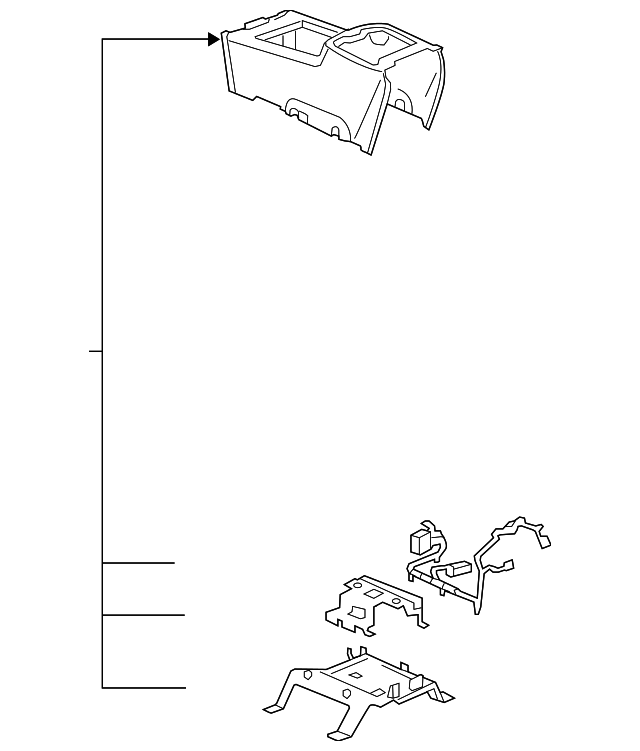 20893216 CONSOLE ASSY