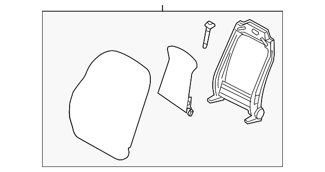 88304-3W290ATA Деталь SEAT BACK ASSY
