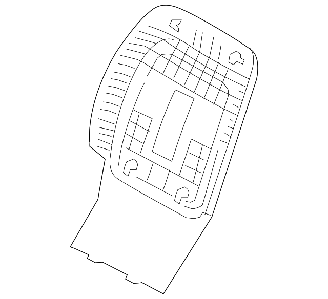 88393-3W000WK Деталь SEAT BACK PANEL