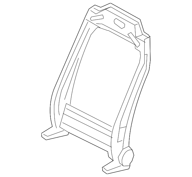 88410-3W050 Деталь SEAT BACK FRAME