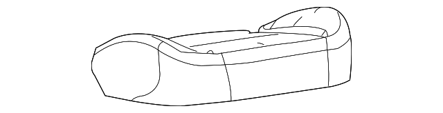 8890414700 Деталь SEAT CUSHION PAD, LEFT