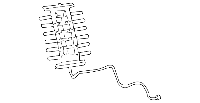 8124795770 Деталь LUMBAR SUPPORT, LEFT