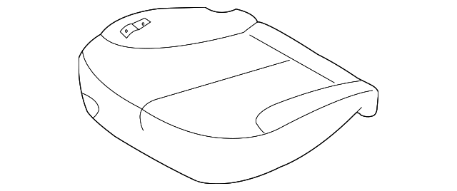 88167-2GHJ0809 Деталь CUSHION COVER, LEFT